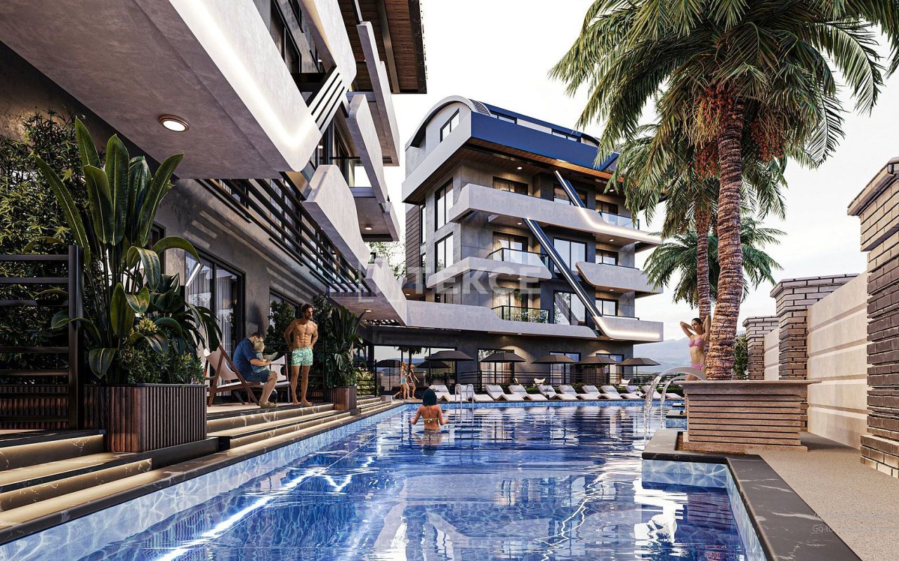 Апартаменты в Алании, Турция, 72 м² - фото 1