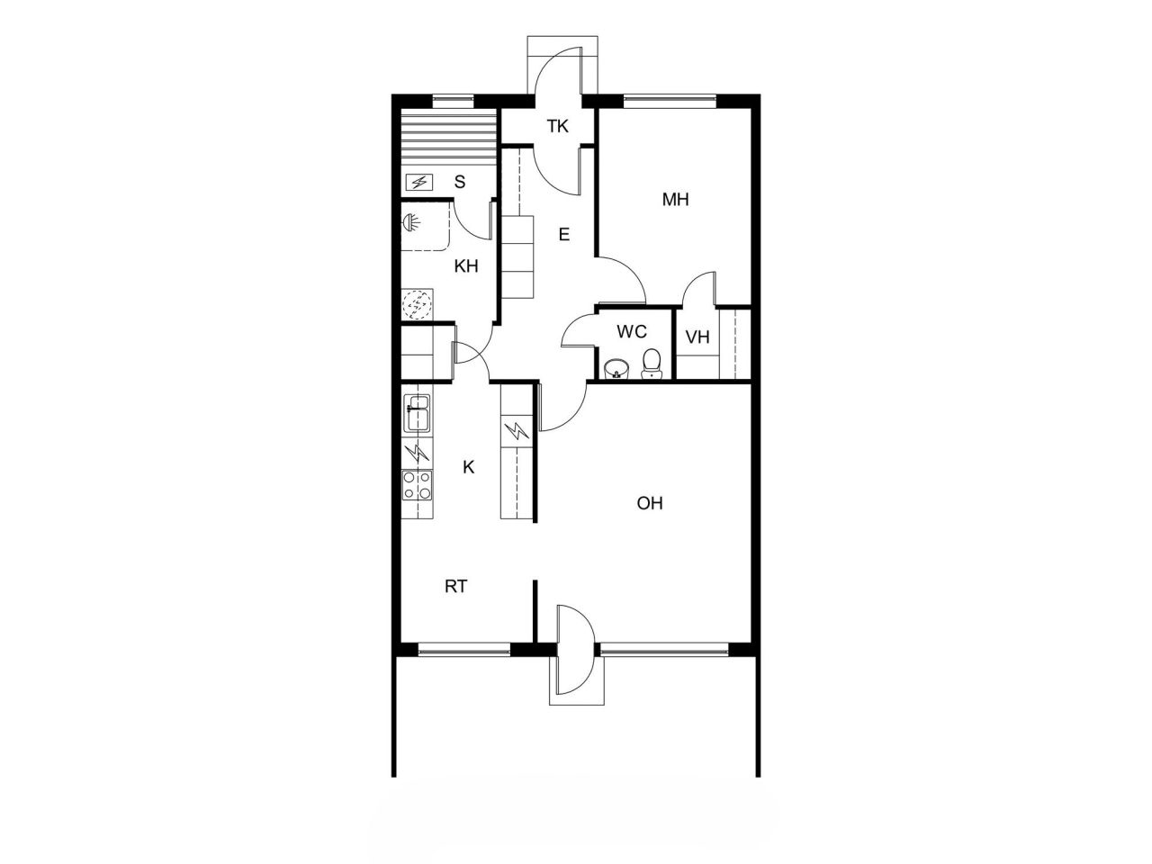 Таунхаус в Китее, Финляндия, 60 м² - фото 2