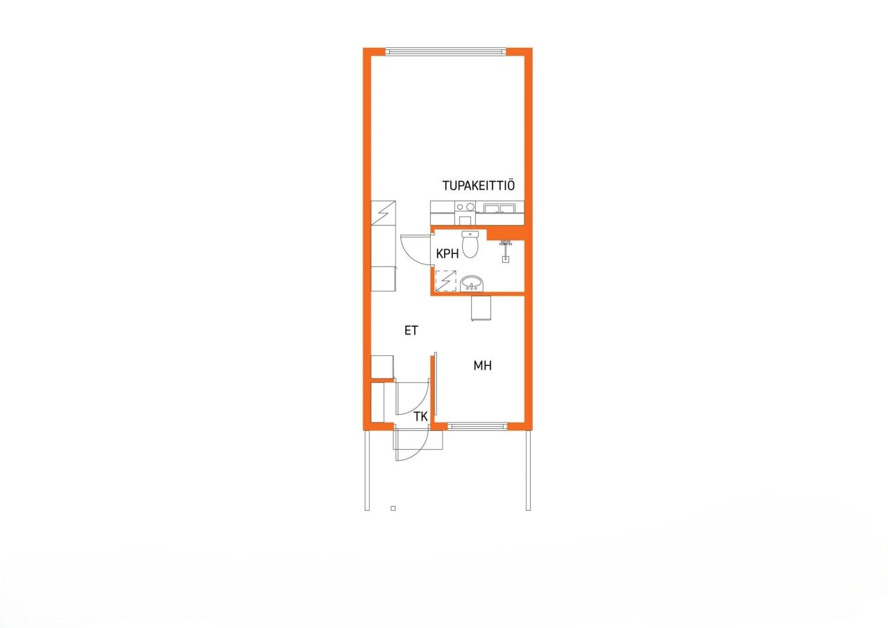 Квартира в Ювяскюля, Финляндия, 34.5 м² - фото 3