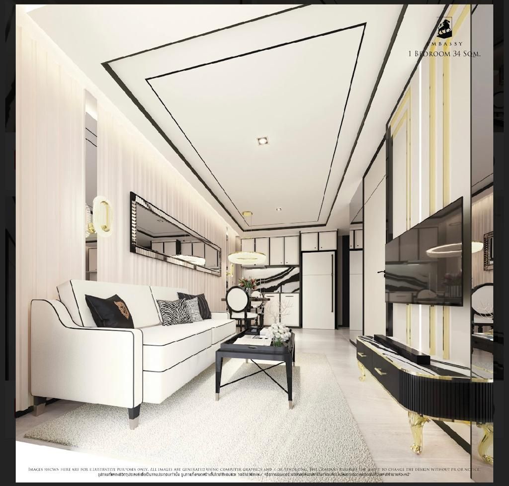 Апартаменты в Паттайе, Таиланд, 35 м² - фото 2