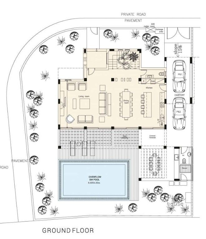 Вилла в Пафосе, Кипр, 329 м² - фото 7