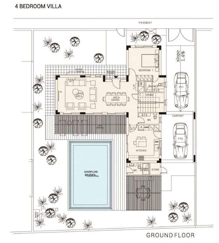 Вилла в Пафосе, Кипр, 329 м² - фото 12