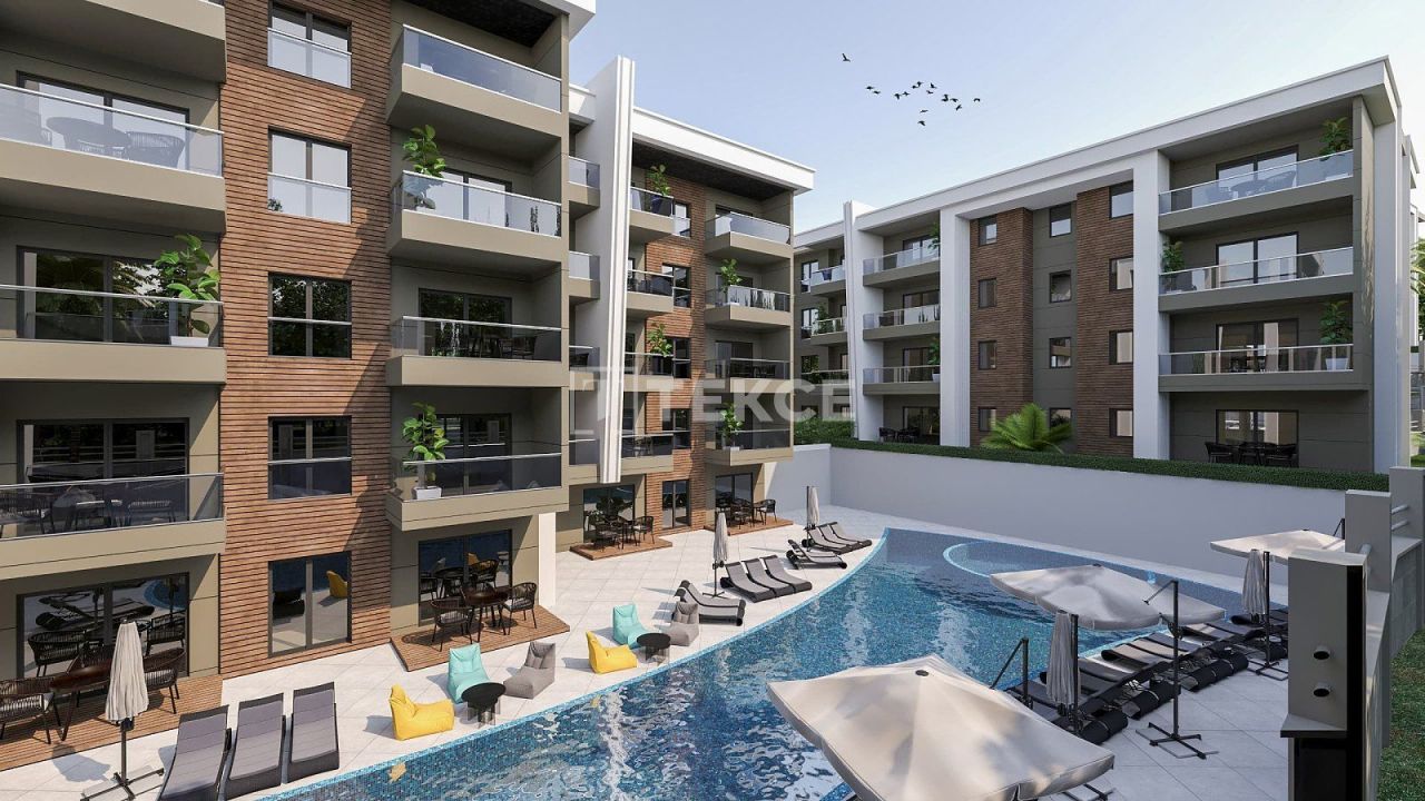 Апартаменты в Кушадасы, Турция, 60 м² - фото 1