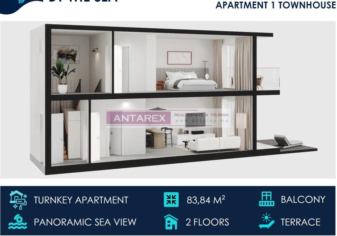 Апартаменты в Тивате, Черногория, 84 м² - фото 7