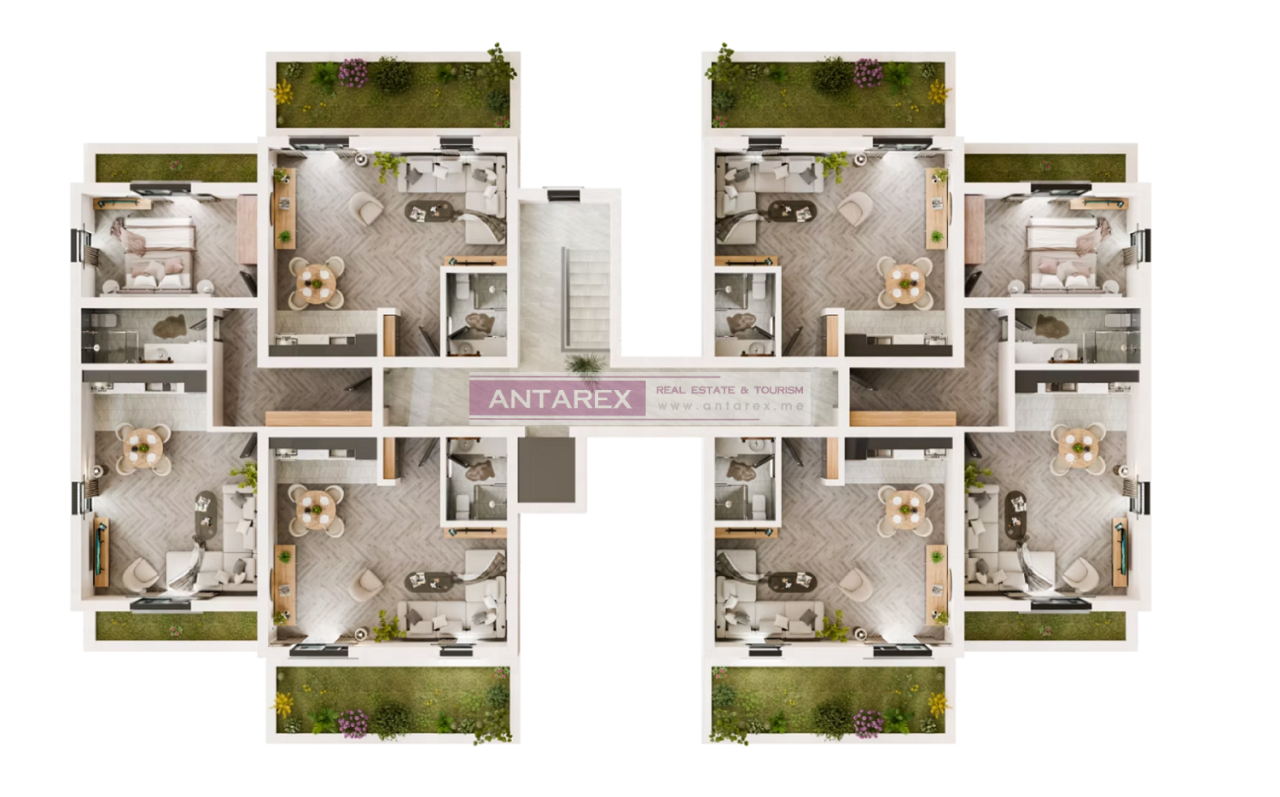 Апартаменты в Радановичах, Черногория, 29.5 м² - фото 12