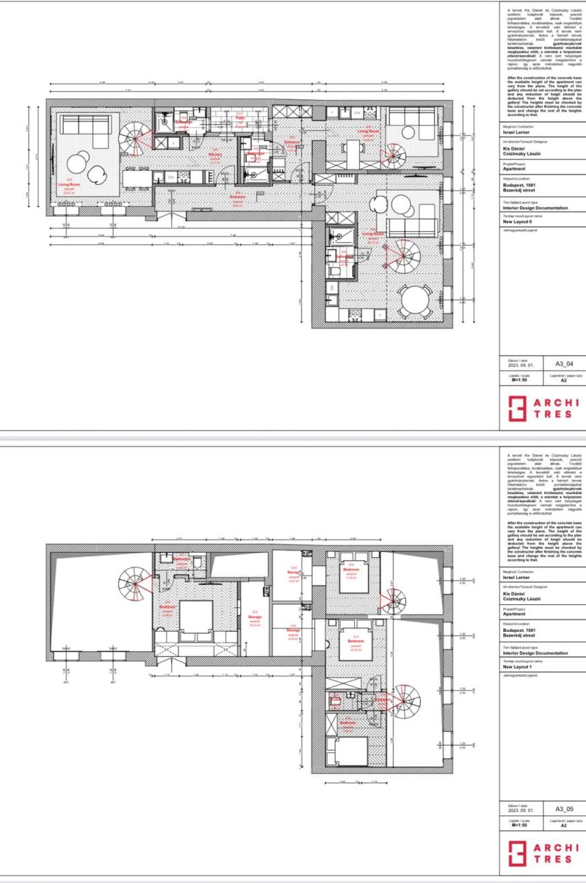 Апартаменты в Будапеште, Венгрия, 107 м² - фото 11