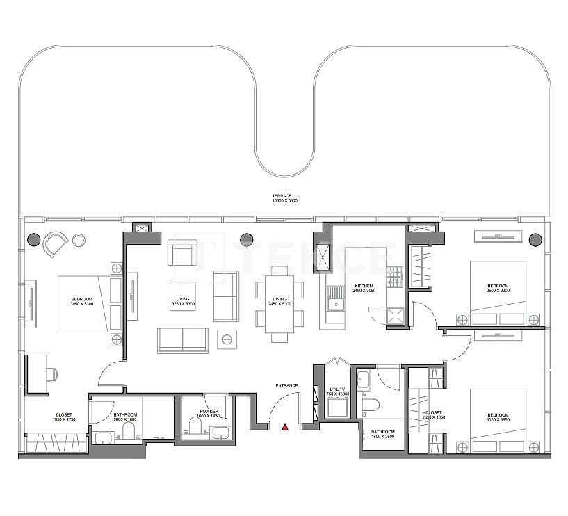 Апартаменты Остров Синия, ОАЭ, 47 м² - фото 12