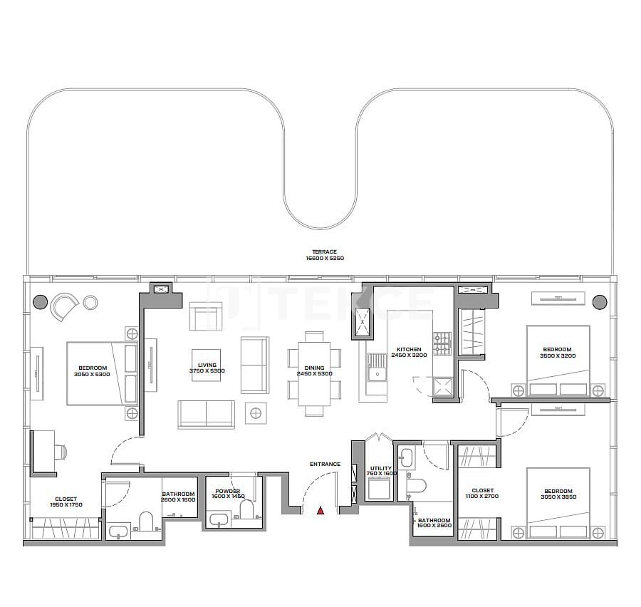 Апартаменты Остров Синия, ОАЭ, 47 м² - фото 13