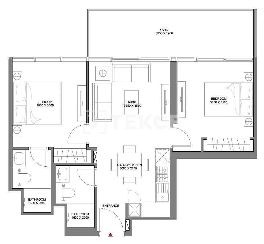 Апартаменты Остров Синия, ОАЭ, 47 м² - фото 16