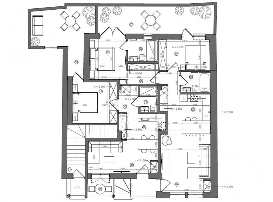 Апартаменты в Лимасоле, Кипр, 50 м² - фото 10