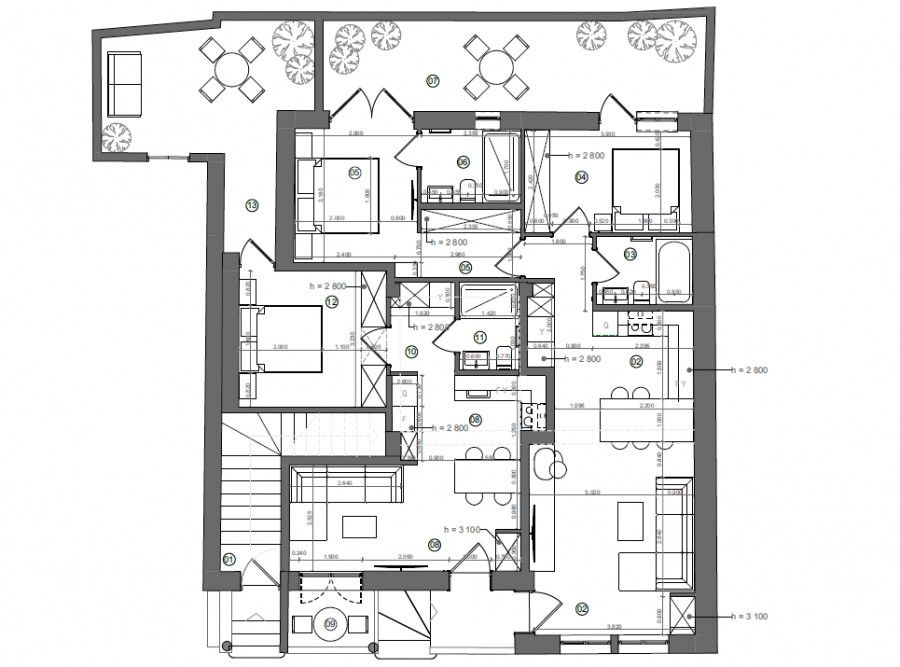 Апартаменты в Лимасоле, Кипр, 80 м² - фото 11
