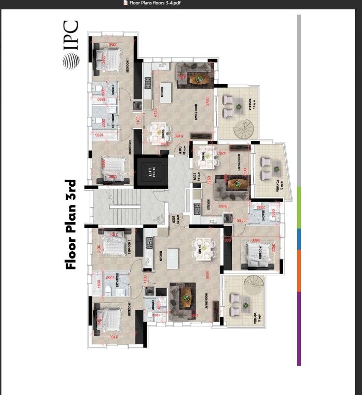 Апартаменты в Ларнаке, Кипр, 94 м² - фото 13