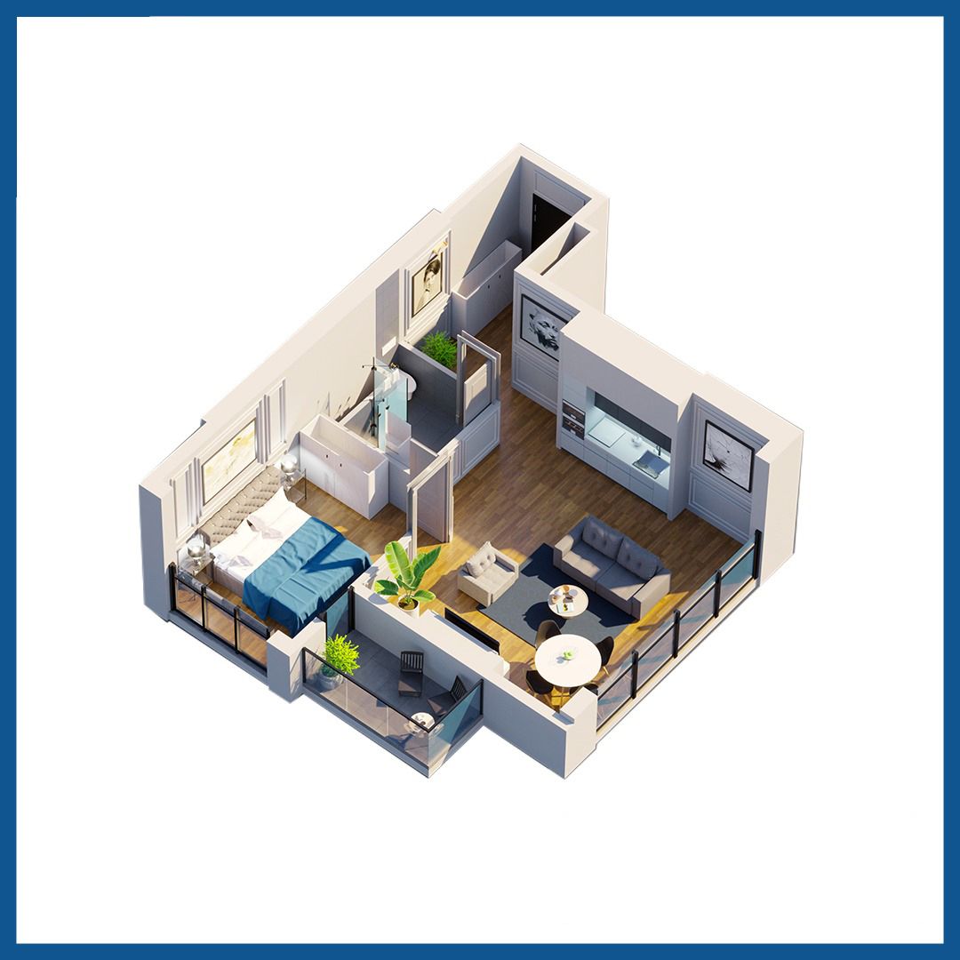 Квартира в Батуми, Грузия, 51.4 м² - фото 1