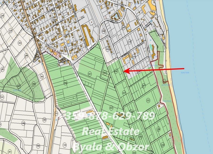 Земля в Бяле, Болгария, 2 800 м² - фото 1
