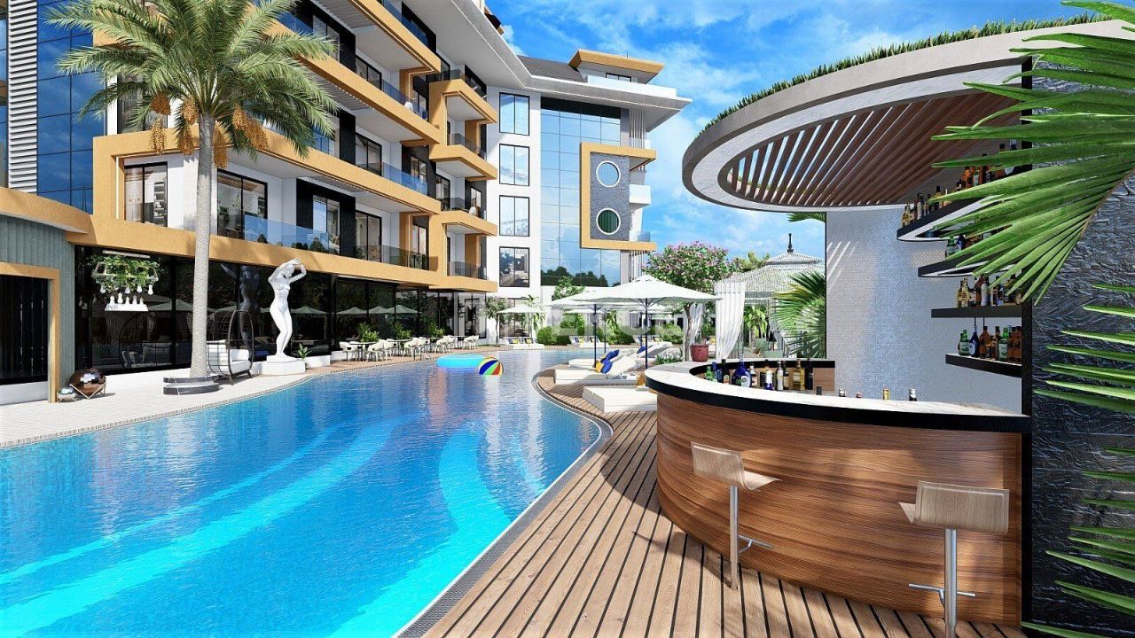 Апартаменты в Алании, Турция, 55 м² - фото 1