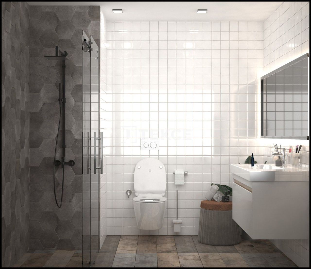 Апартаменты Мезитли, Турция, 56 м² - фото 17