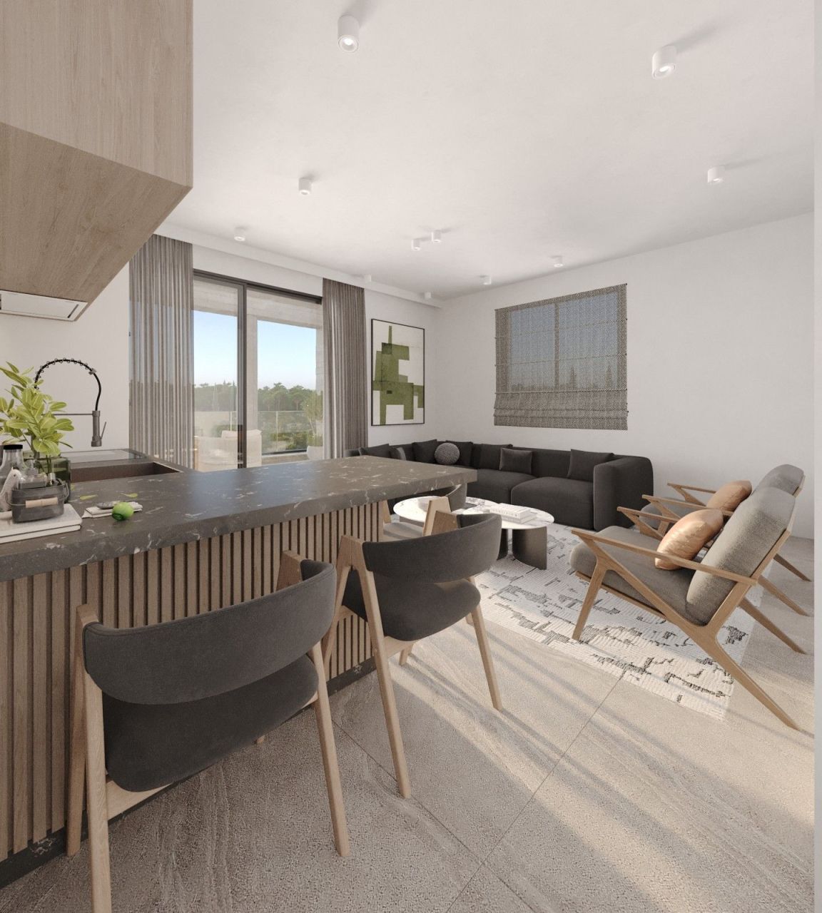 Студия в Лимасоле, Кипр, 47 м² - фото 5