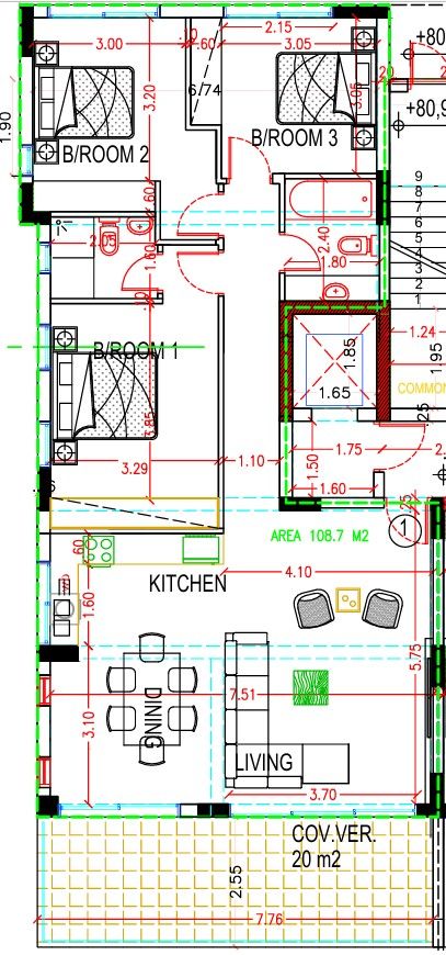 Апартаменты в Пафосе, Кипр, 128 м² - фото 10