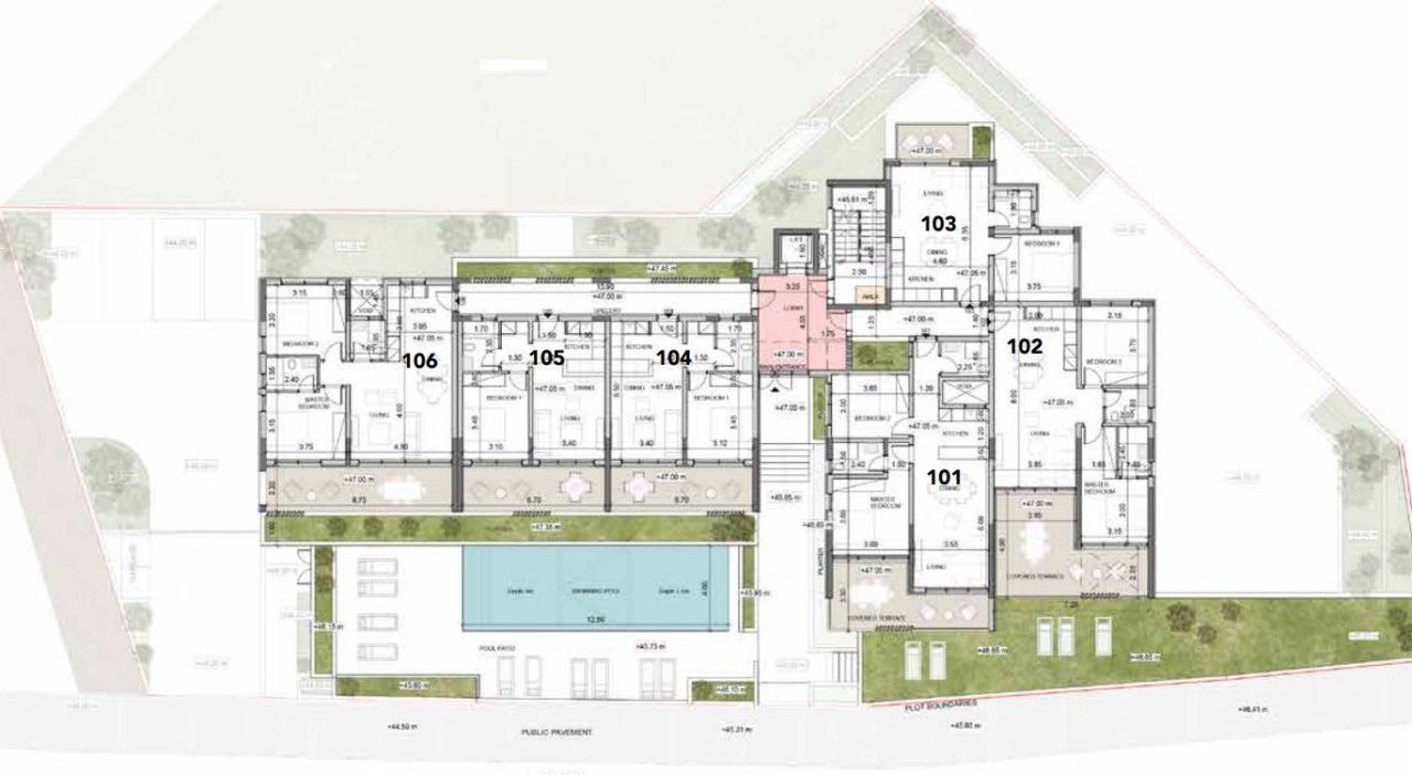 Апартаменты в Пафосе, Кипр, 97 м² - фото 11