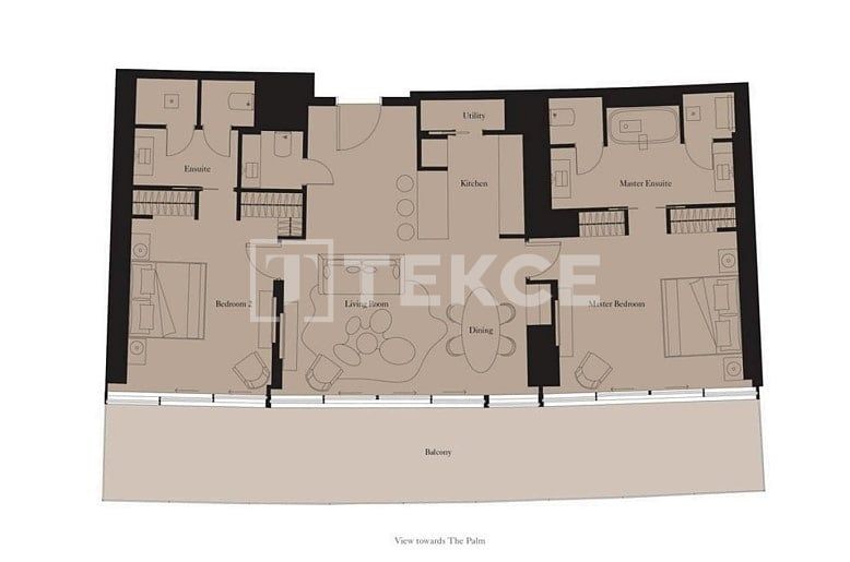 Апартаменты в Дубае, ОАЭ, 200 м² - фото 17