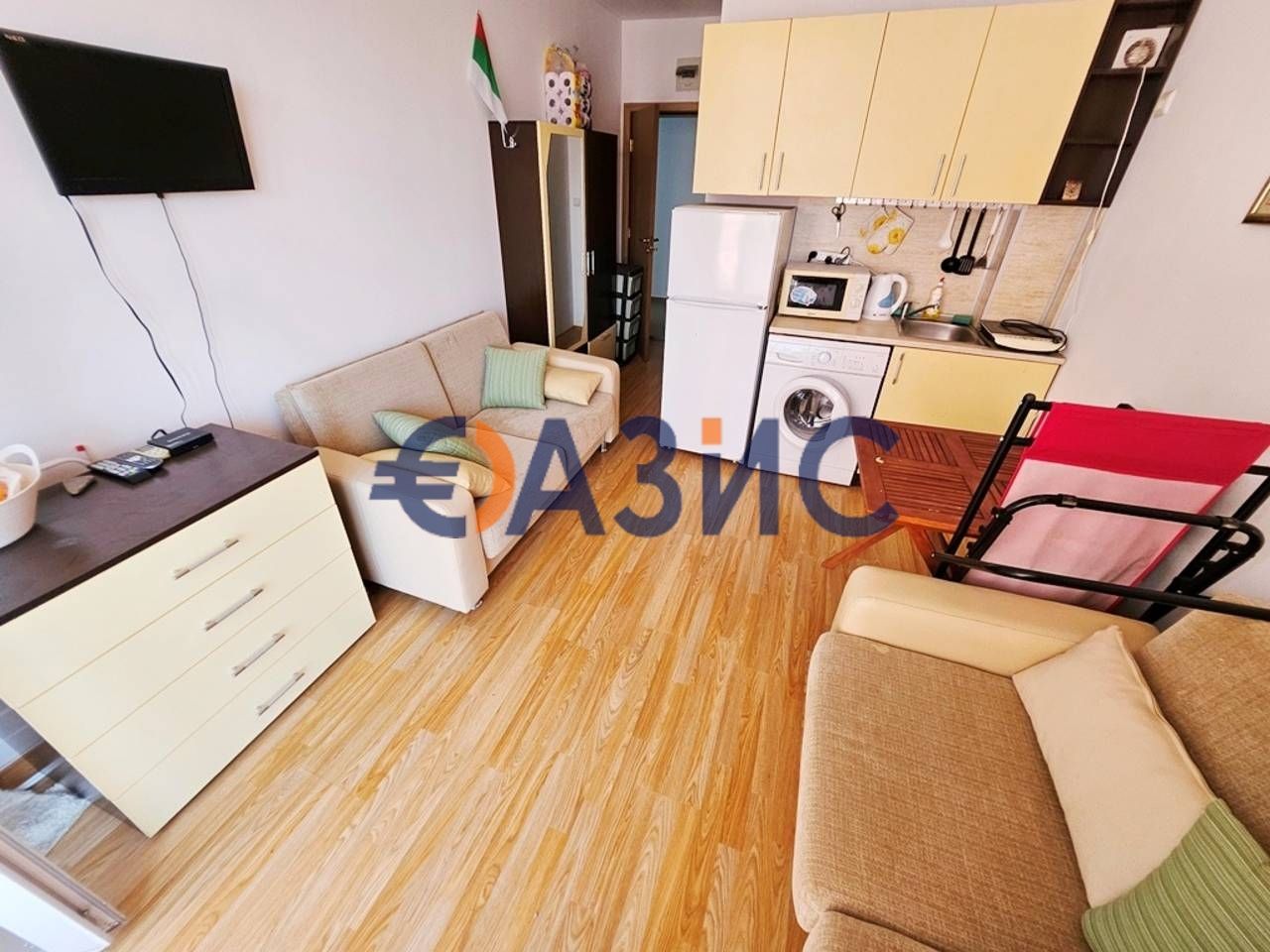 Апартаменты на Солнечном берегу, Болгария, 28 м² - фото 1
