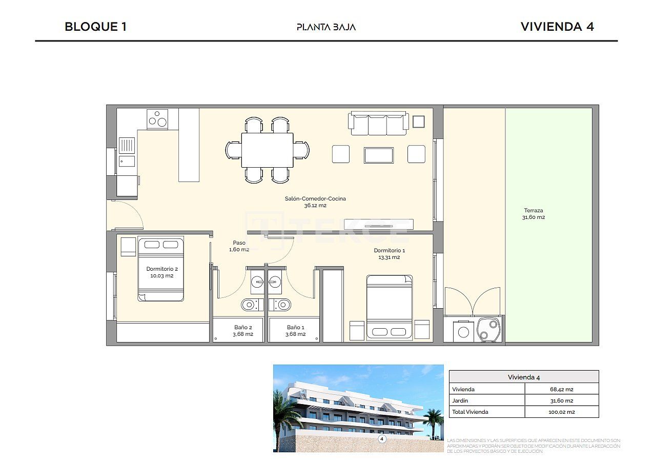 Апартаменты в Финестрате, Испания, 100 м² - фото 14