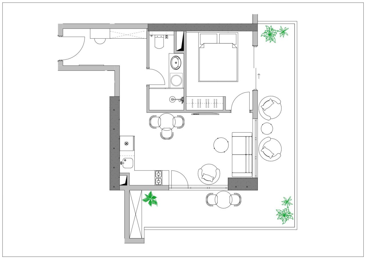 Квартира в Батуми, Грузия, 62.75 м² - фото 4