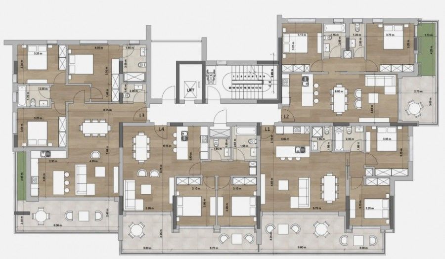 Апартаменты в Лимасоле, Кипр, 109 м² - фото 4