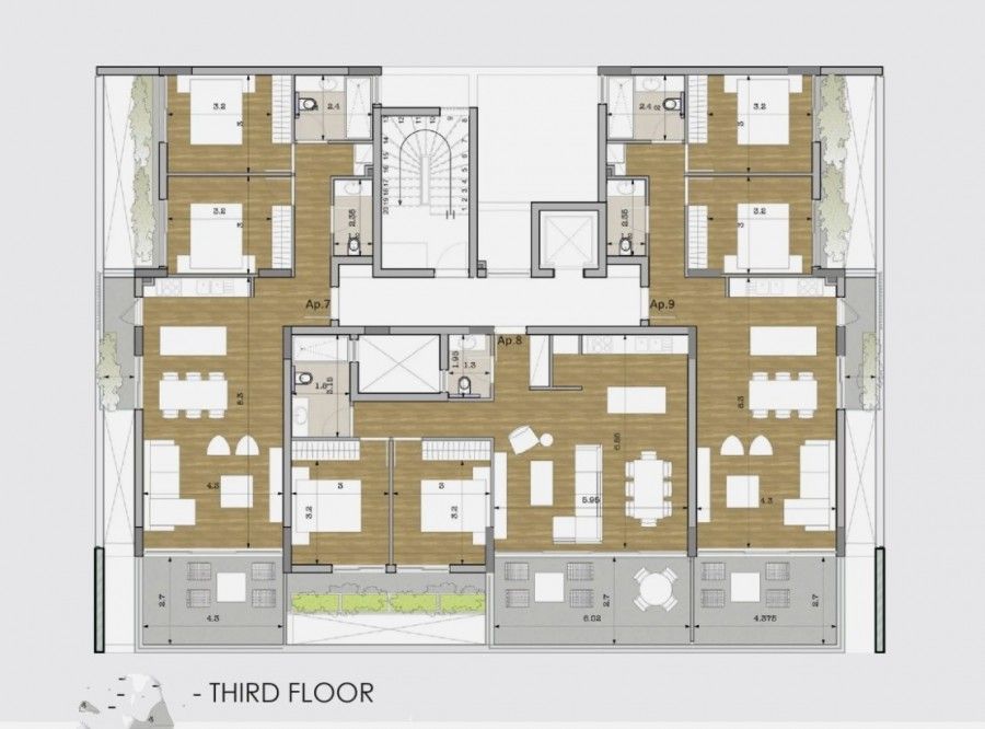 Апартаменты в Лимасоле, Кипр, 105 м² - фото 5