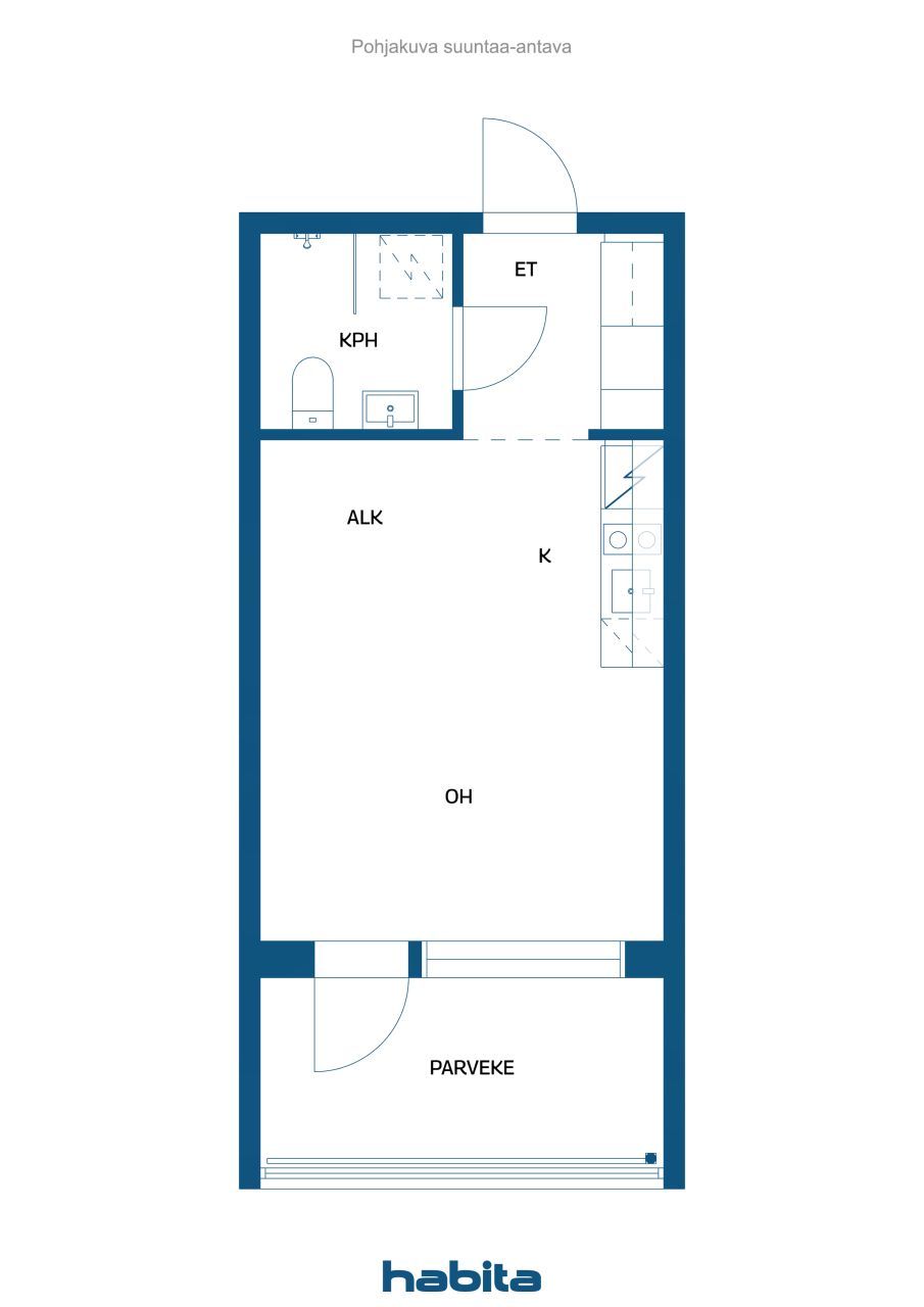 Апартаменты в Вантаа, Финляндия, 25.5 м² - фото 2