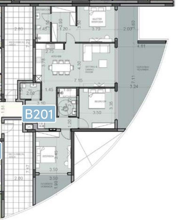 Апартаменты в Пафосе, Кипр, 160 м² - фото 10