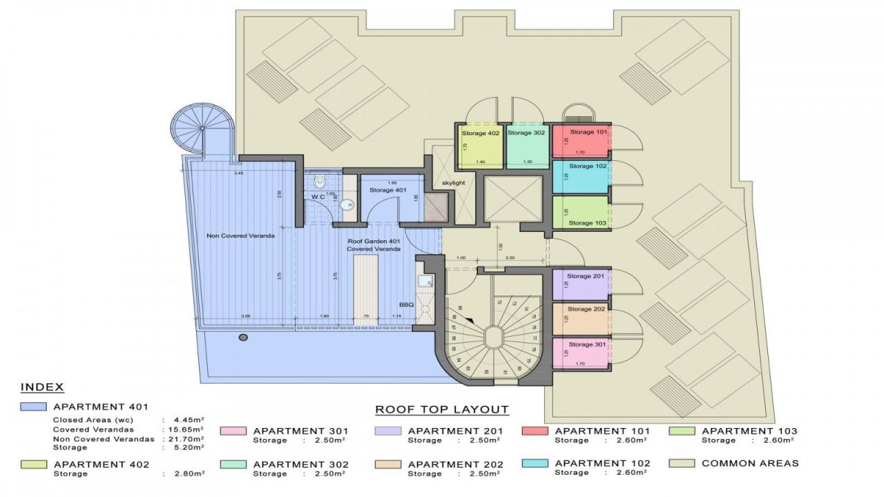 Апартаменты в Лимасоле, Кипр, 72 м² - фото 12