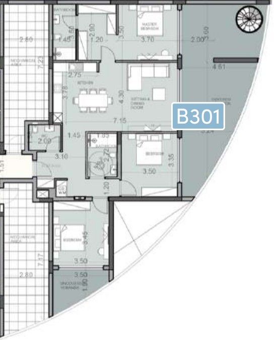 Пентхаус в Пафосе, Кипр, 167 м² - фото 13