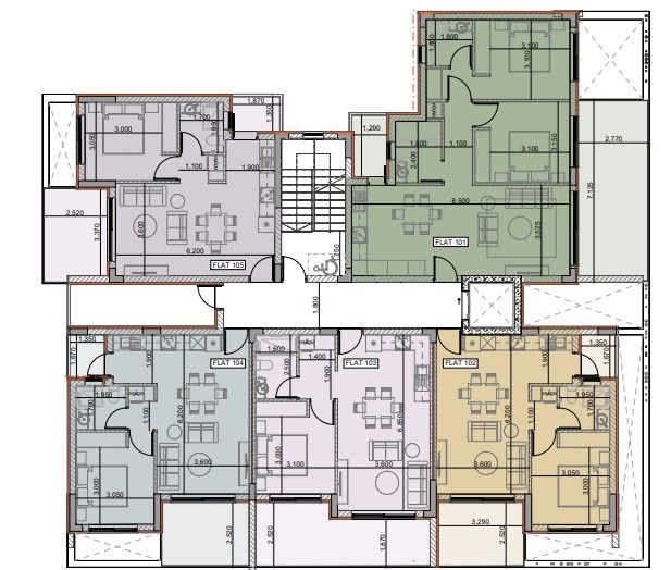 Апартаменты в Лимасоле, Кипр, 103 м² - фото 15