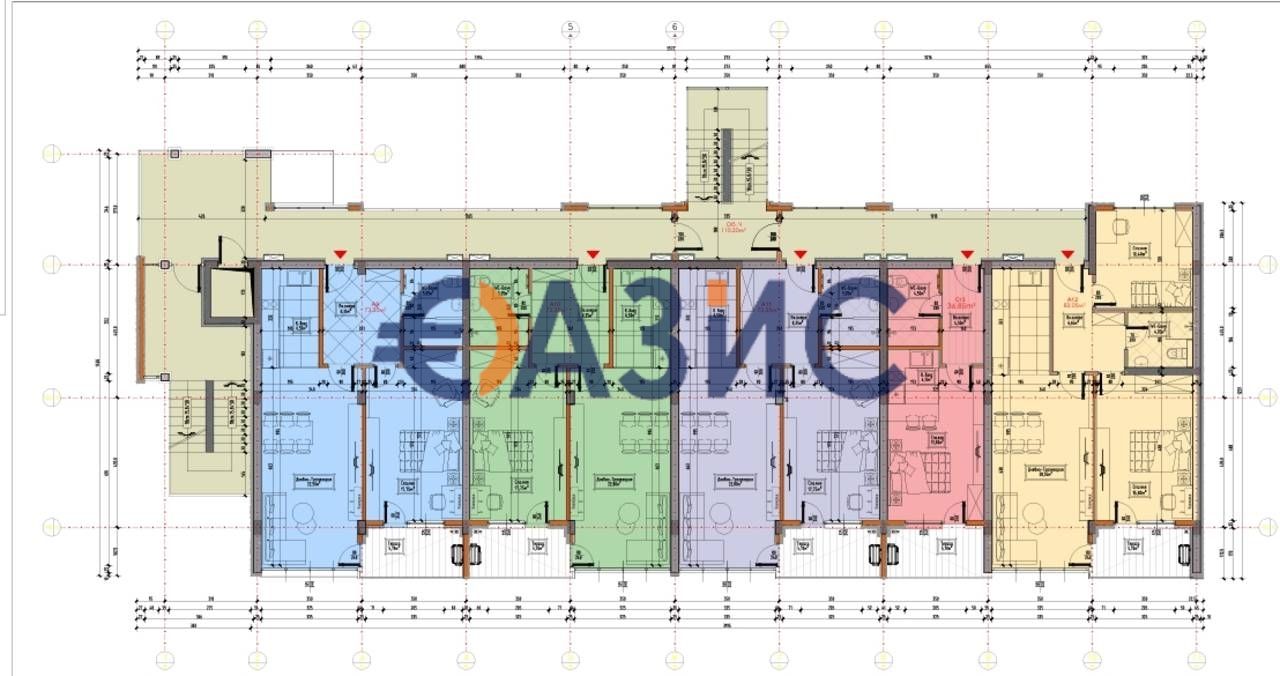 Апартаменты в Кошарице, Болгария, 104.8 м² - фото 18
