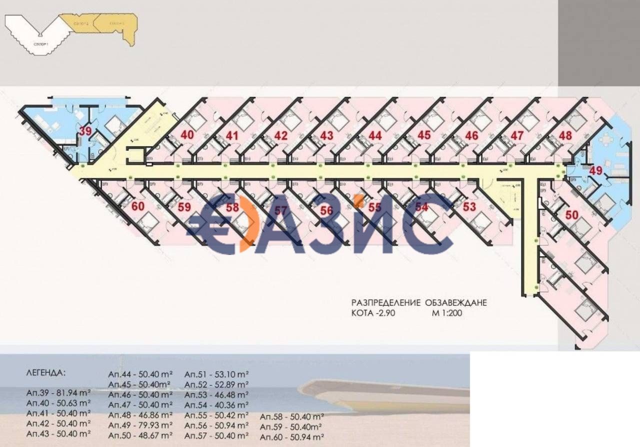 Апартаменты в Святом Власе, Болгария, 197.5 м² - фото 18