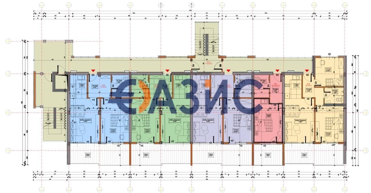 Апартаменты в Кошарице, Болгария, 104.8 м² - фото 19