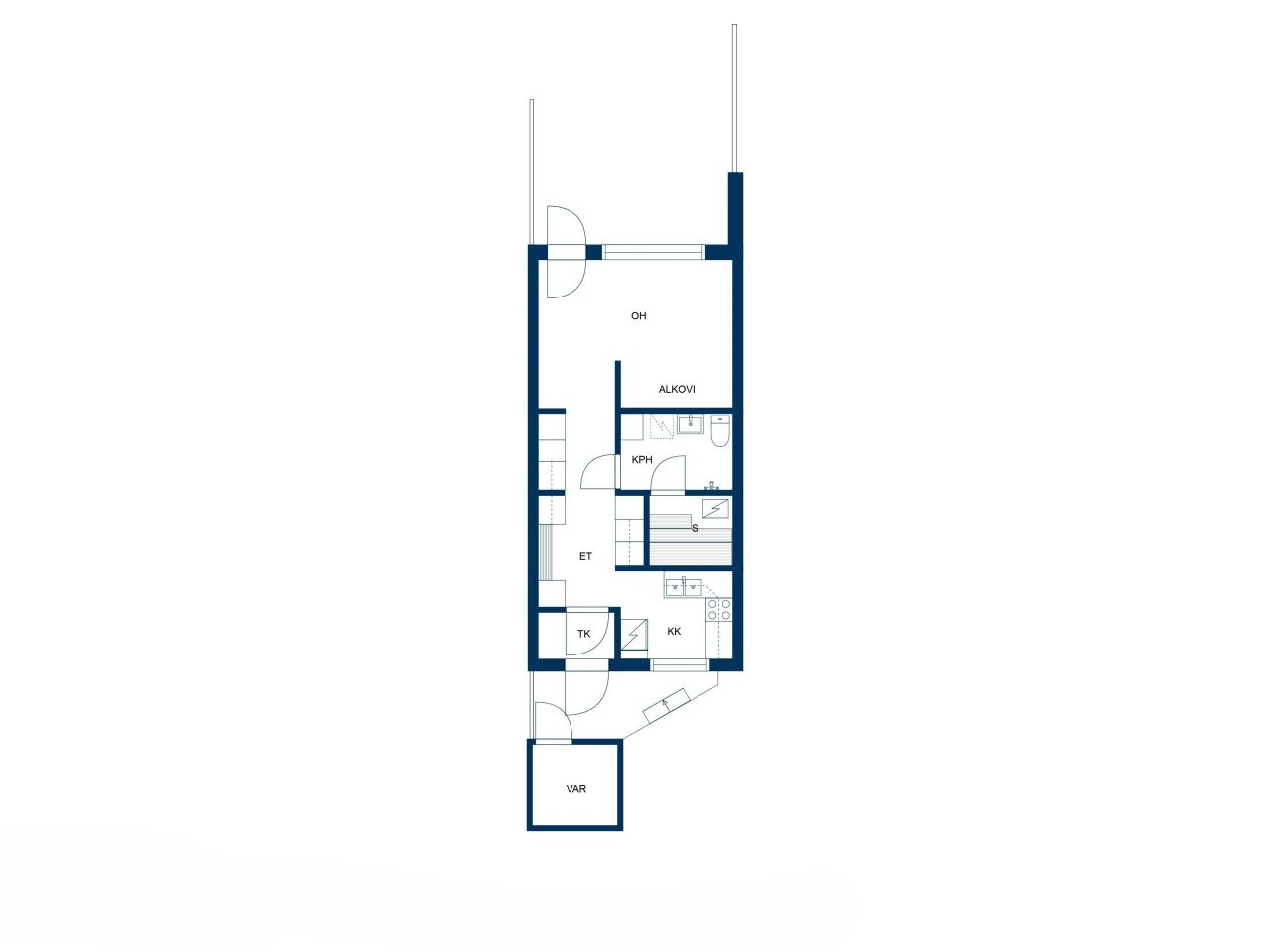Таунхаус в Лаппеенранте, Финляндия, 36 м² - фото 3