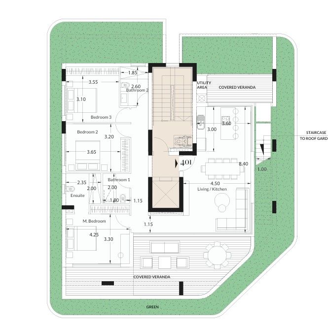 Пентхаус в Лимасоле, Кипр, 166 м² - фото 8