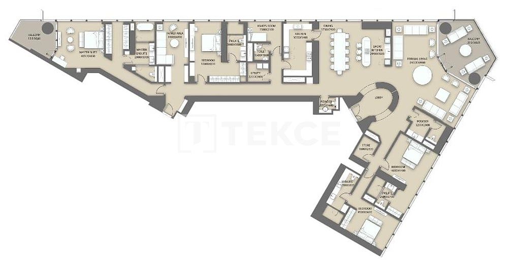 Апартаменты Над Аль-Шеба 1, ОАЭ, 504 м² - фото 12