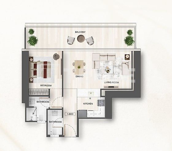 Апартаменты в Дубае, ОАЭ, 35 м² - фото 13