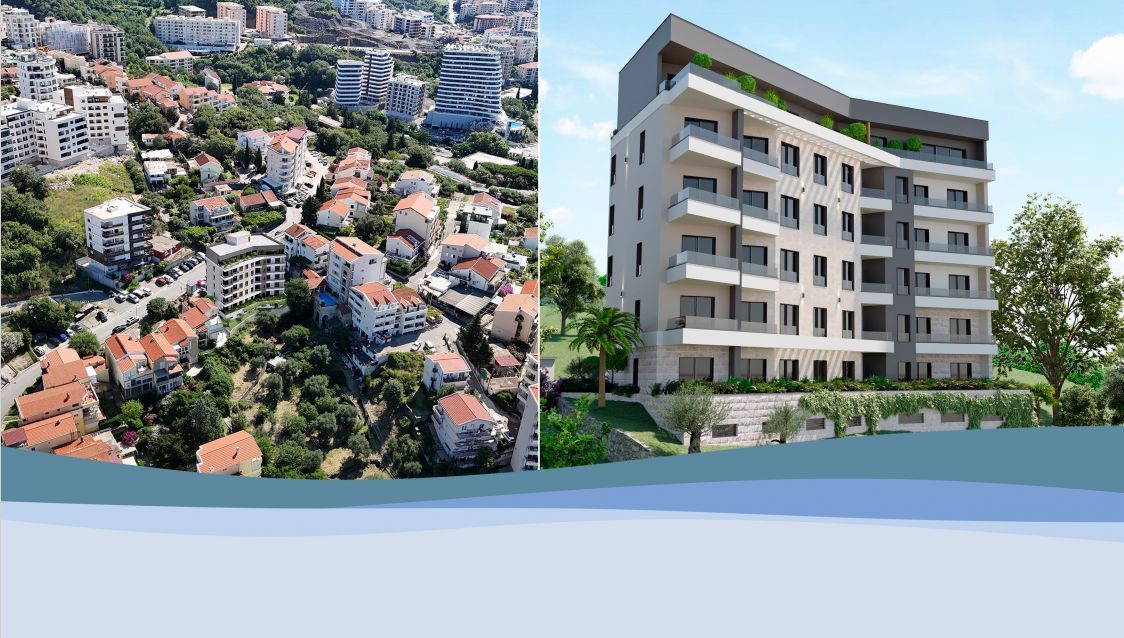 Апартаменты в Бечичи, Черногория, 92.16 м² - фото 1