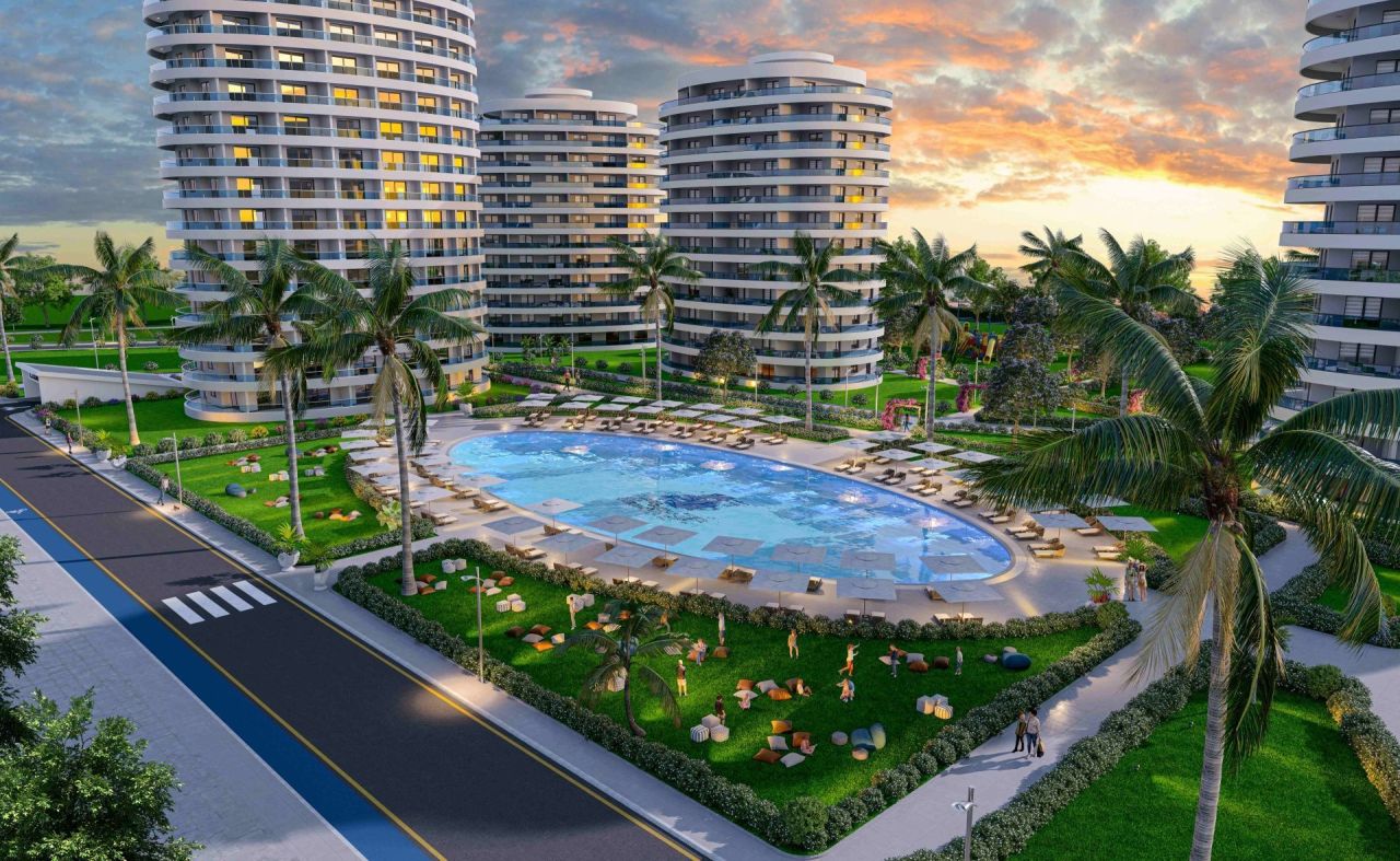 Апартаменты в Фамагусте, Кипр, 125 м² - фото 1