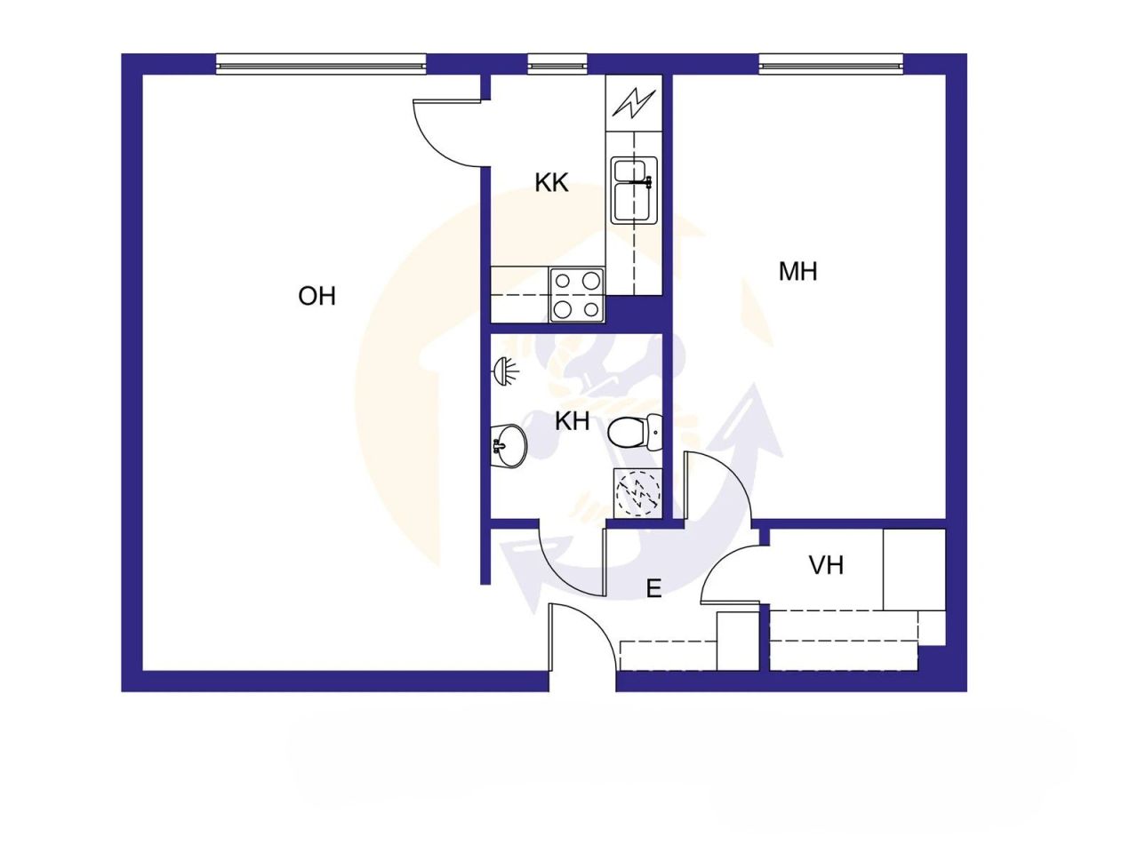 Квартира в Варкаусе, Финляндия, 51.5 м² - фото 2
