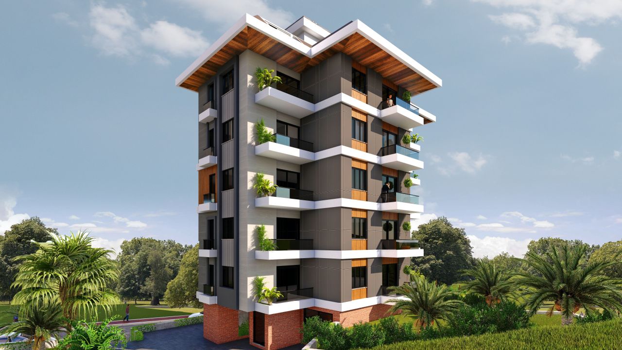 Апартаменты в Алании, Турция, 52 м² - фото 1