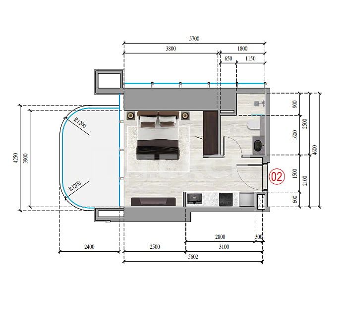 Апартаменты в Дубае, ОАЭ, 115 м² - фото 10