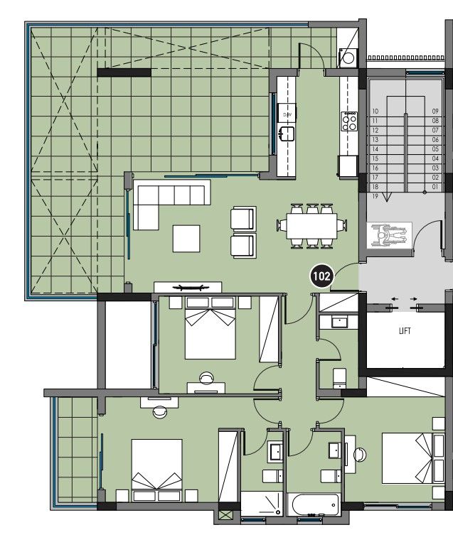 Апартаменты в Лимасоле, Кипр, 137 м² - фото 5