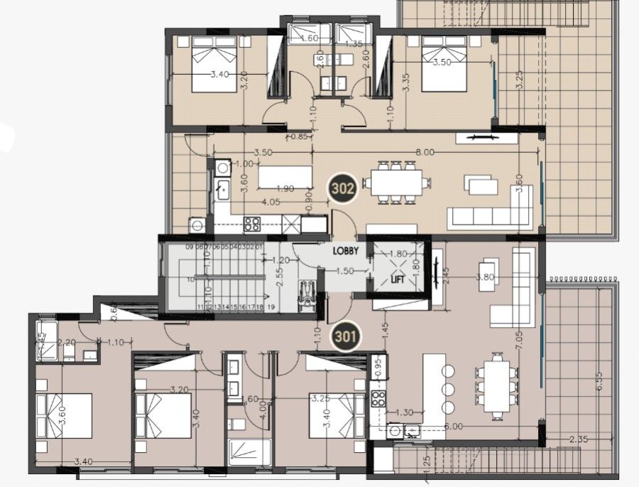 Пентхаус в Лимасоле, Кипр, 160 м² - фото 6