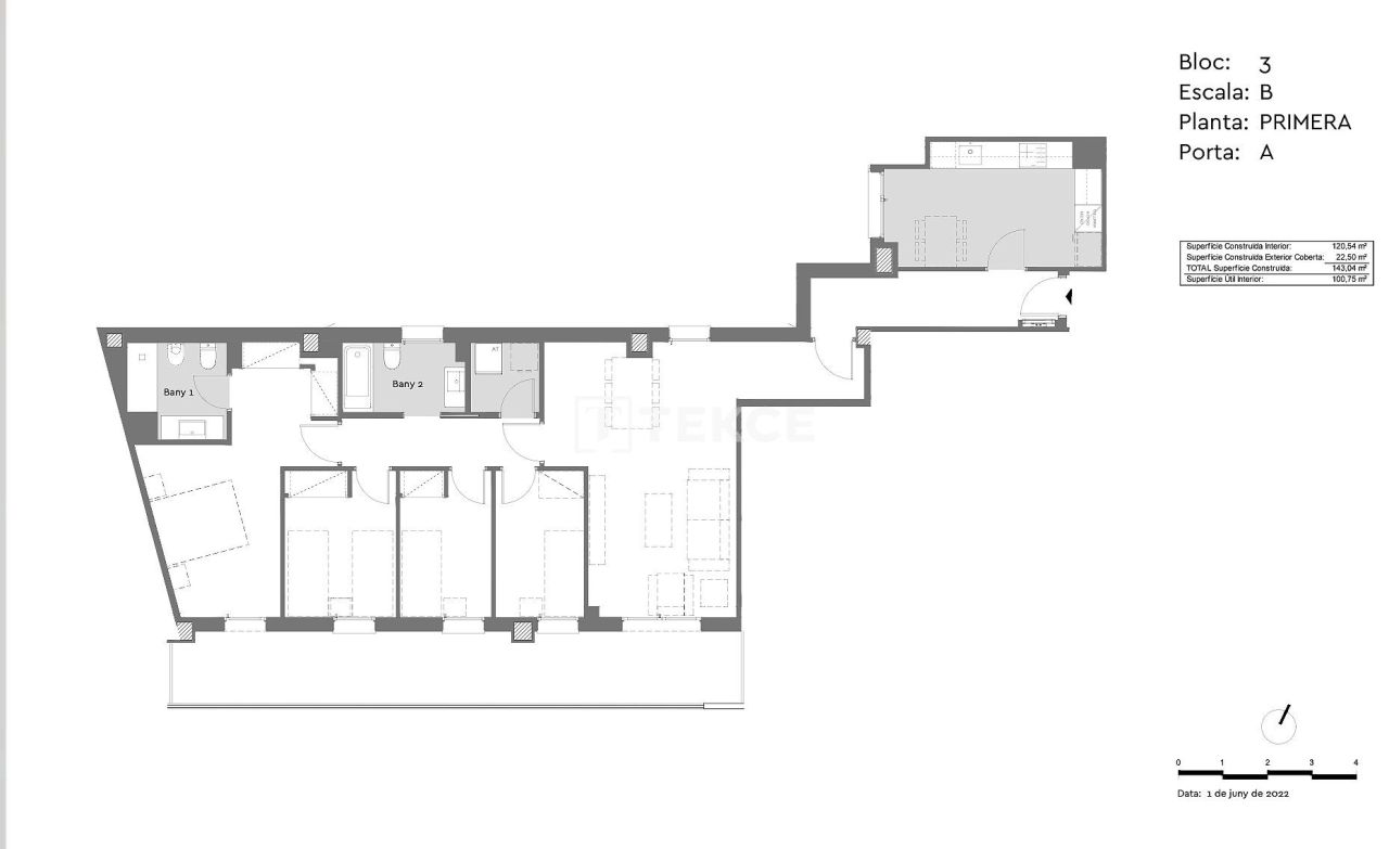 Апартаменты в Бадалоне, Испания, 96 м² - фото 12
