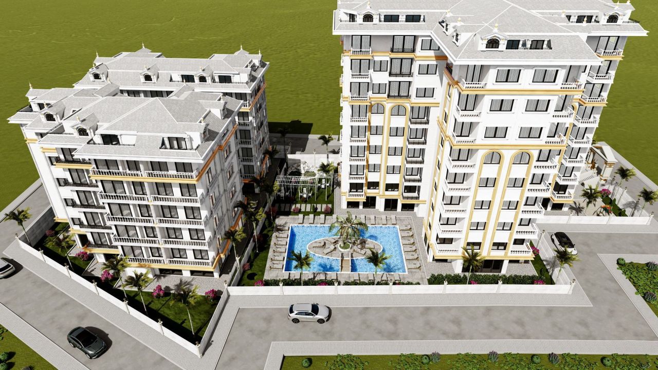 Апартаменты в Алании, Турция, 49 м² - фото 1